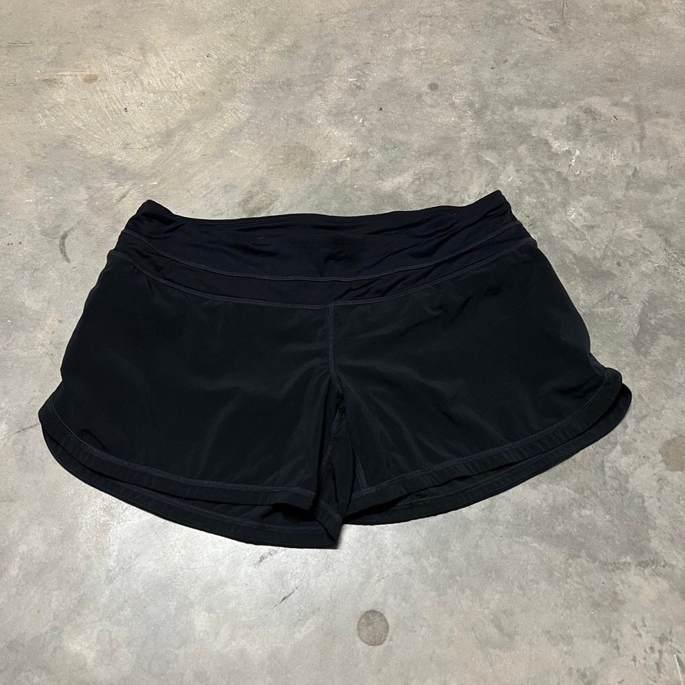 Lululemon Speed Up Low-Rise Lined Running Shorts Black Size 8